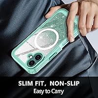 Vista 8 de Hekodonk para iPhone 16 Plus, Funda compatible con Magsafe [Protector de pantalla de vidrio templado incorporado y protección para lente de cámara]