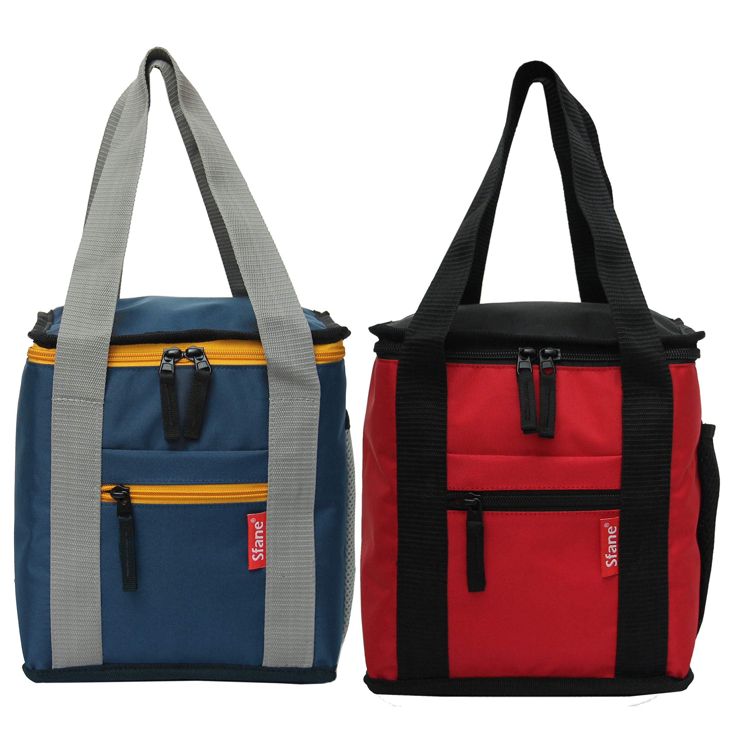 Sfane Men & Women Red & Blue Combo Office Lunch/Tiffin Bag (Red & Blue) (B084V6D5PH) Amazon Price History, Amazon Price Tracker