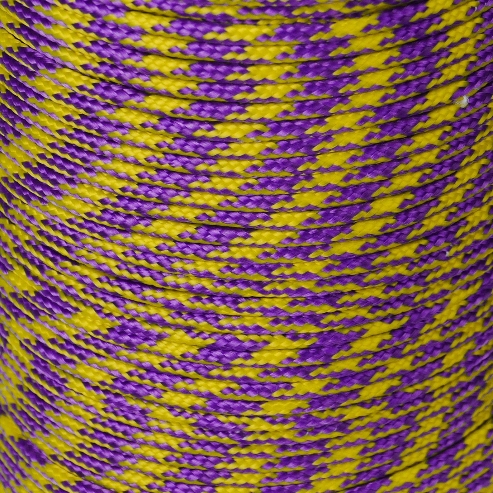 Savage Island Purple Yellow Army Military Paracord Reel 3Mm Basha Tent Bivi Camping Guy Rope Para Cord (, 50Ft)