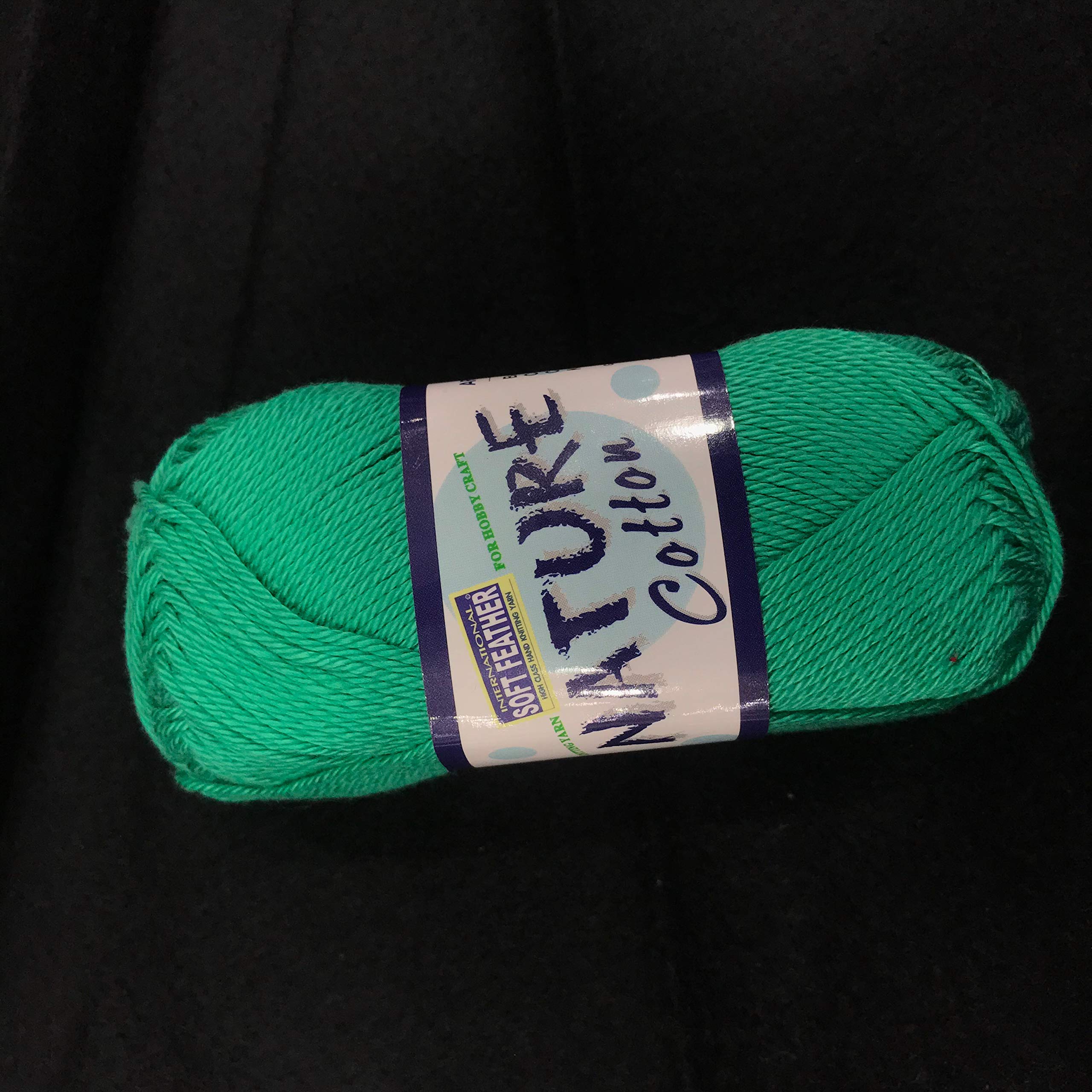 Soft-Feather International Nature Cotton Light Green (No. 527) Hand Knitting Yarn