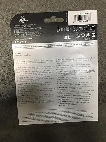 Miniatura 6 de Mayflower Products - Globo anagrama Orbz-FFrozen 2 Foil de 16 pulgadas, multicolor