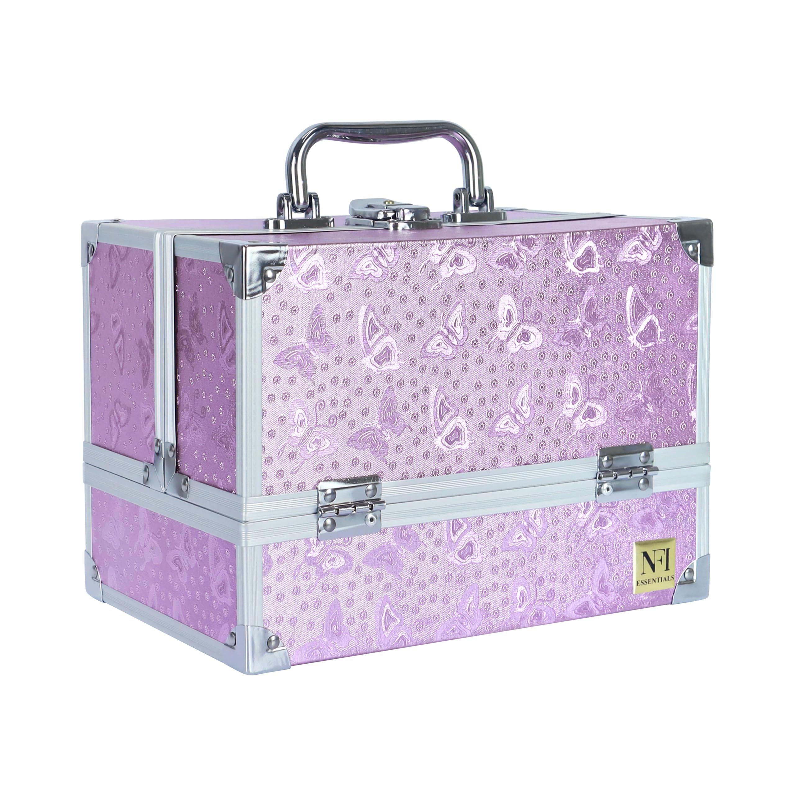 NFI essentials Makeup Bag Cosmetic Box Bridal Box Make up Box Trousseau Box Vanity Beauty Case Organizer for Wedding Makeup Box-image-27