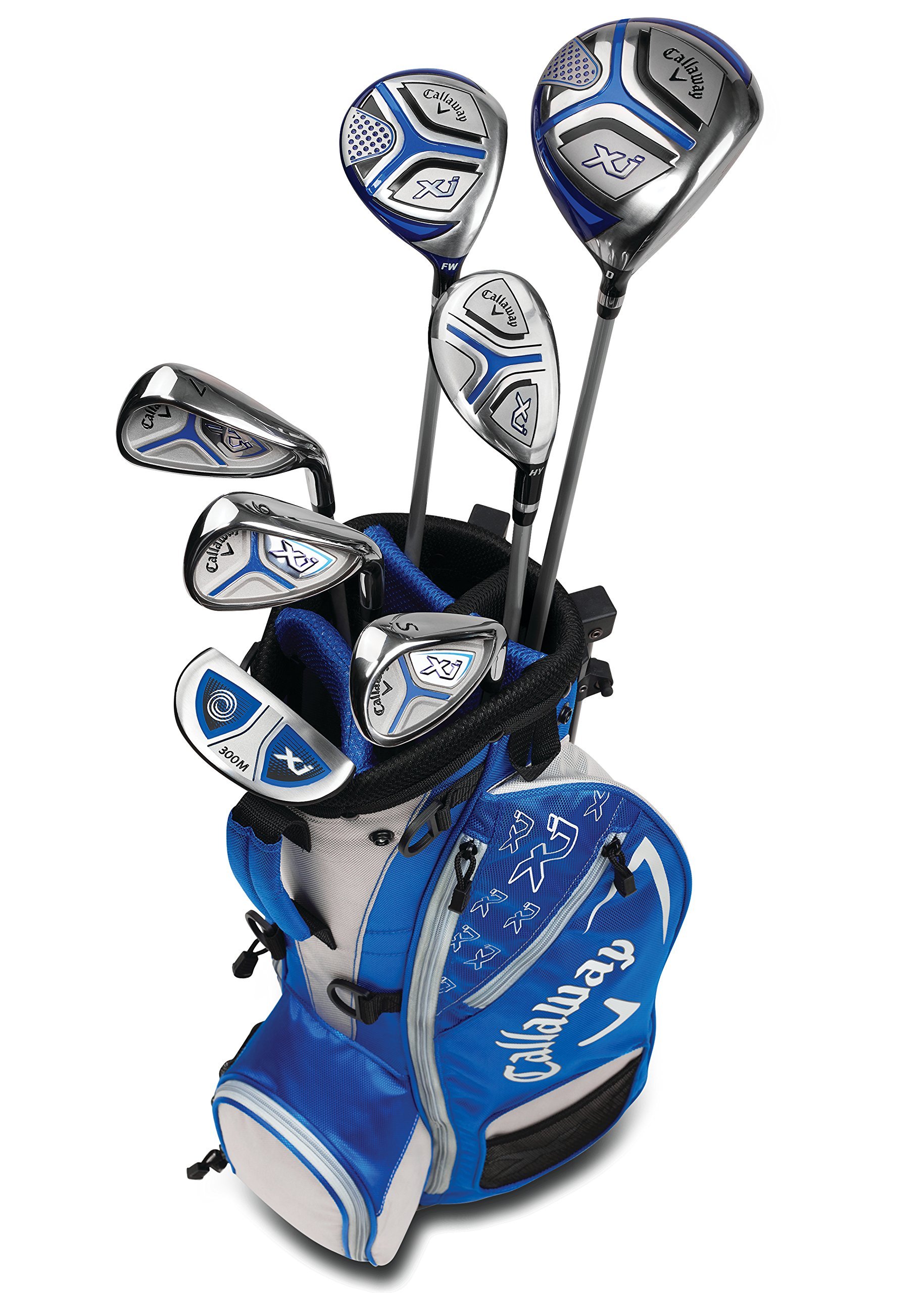 Callaway Unisex Jugend Pk Lh Xj-3 7pc Blu Golf-Paket-Set, blau, Einheitsgröße