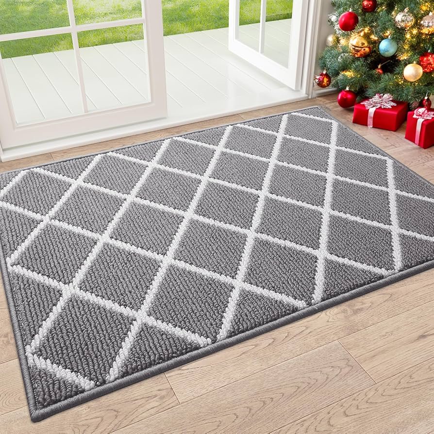 ☆きき☆63ふんわりドットP・120③・129(GY) Amazon.com: Finchitty Indoor Door Mat, Dirt Resistant and