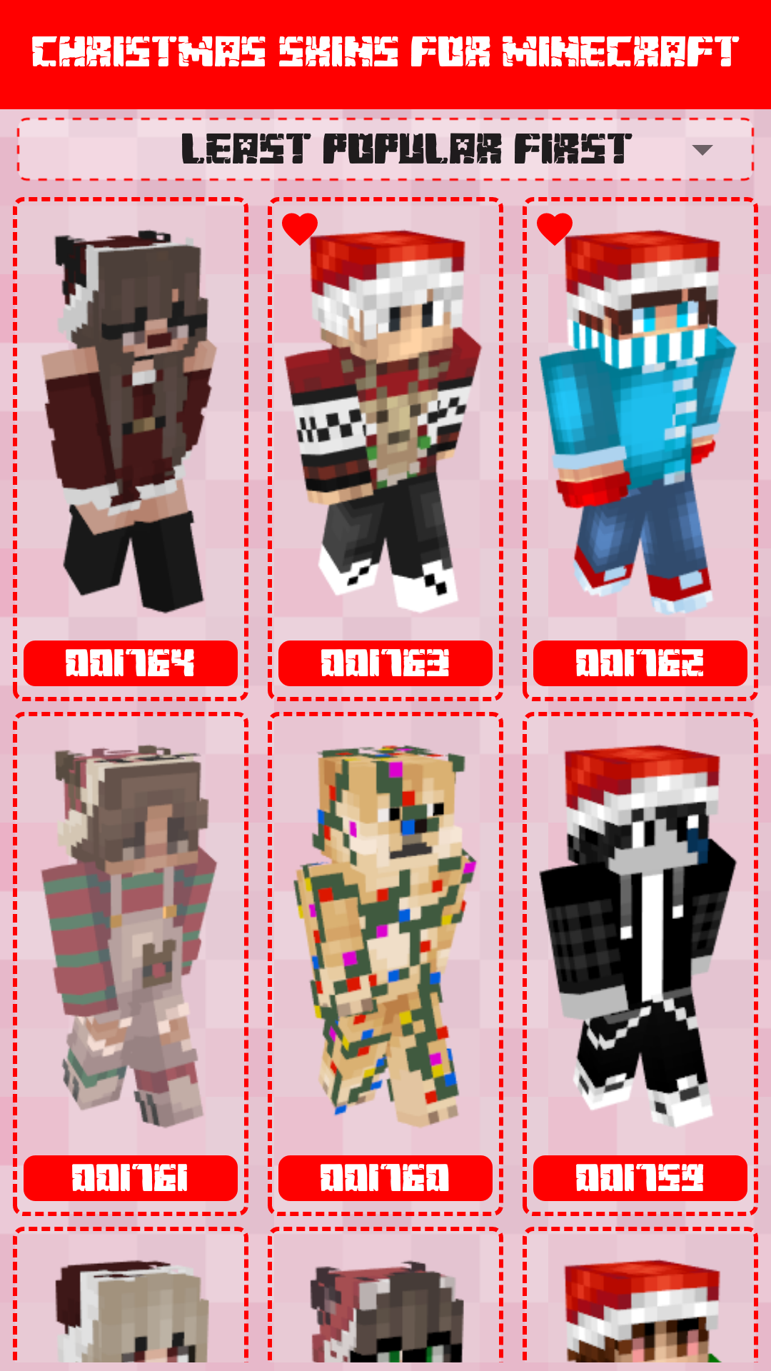 Minecraft Skin Library Christmas Skins for Minecraft PE - Free Skins Library for Minecraft ...