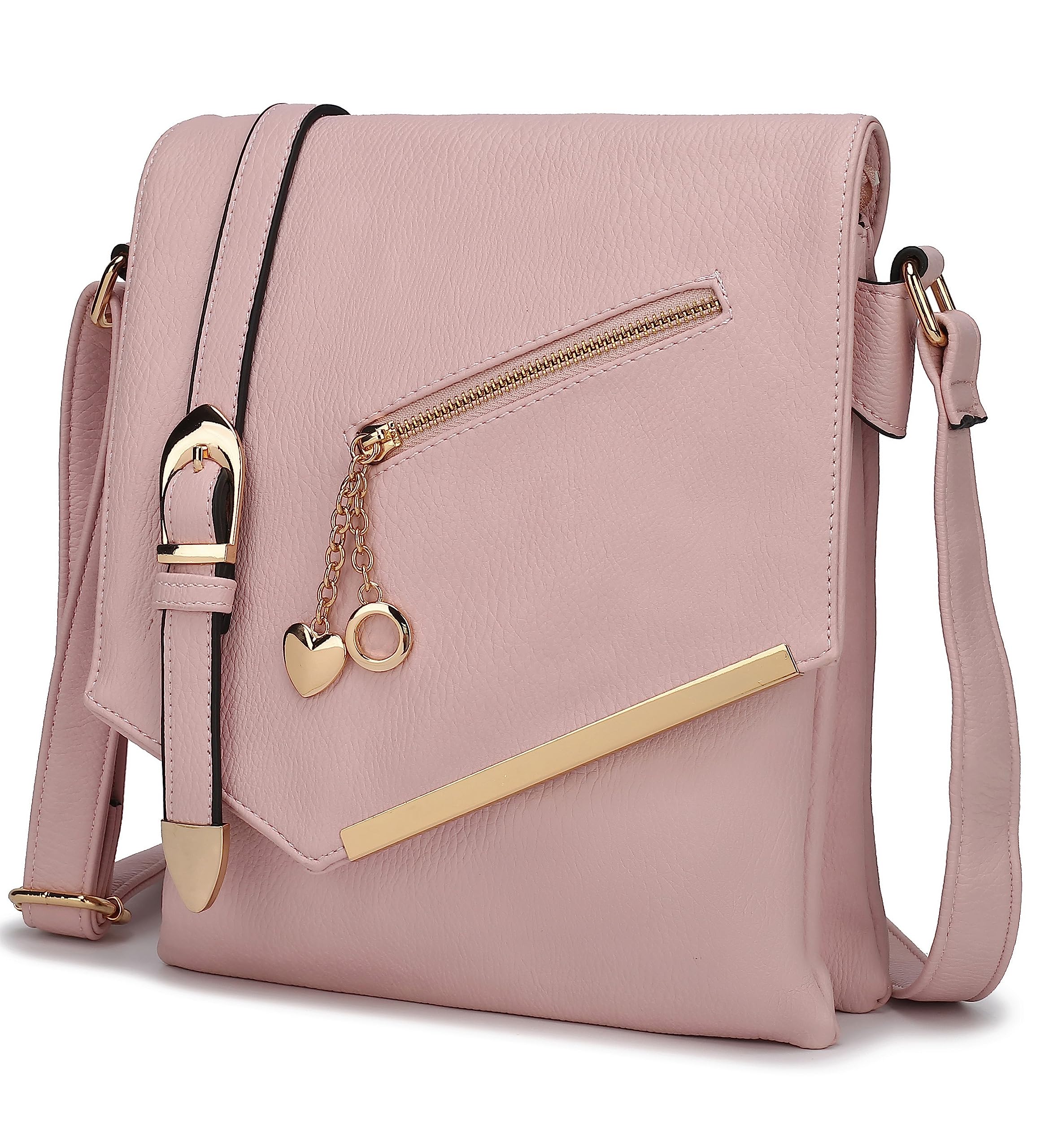 MKF Collection Crossbody Bags for Women Sling bag Vegan Leather Shoulder bag Ladies Small Purse Handbag by Mia