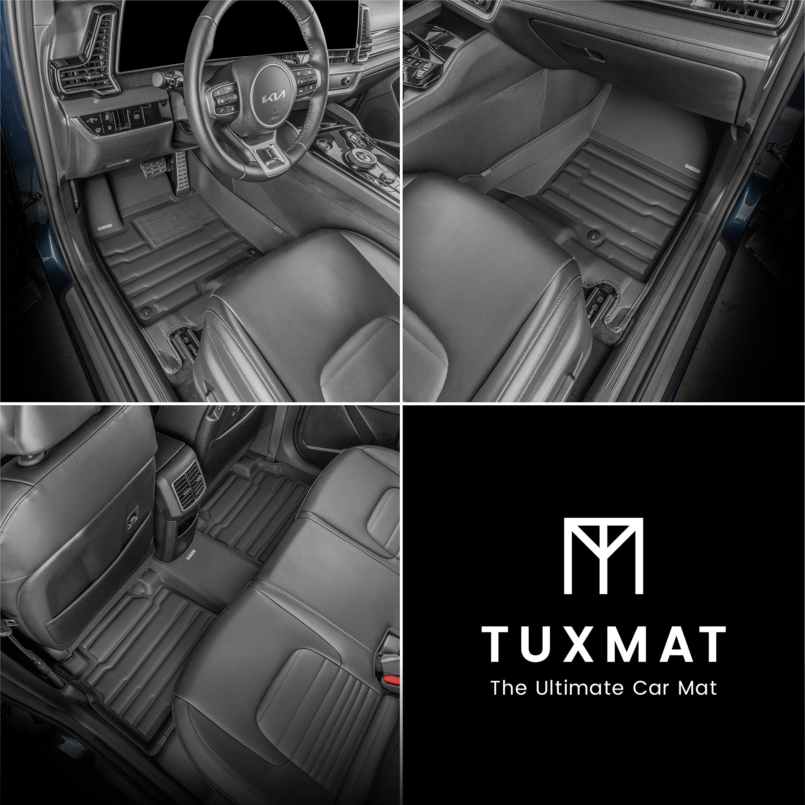 TuxMat - for Kia Sportage Plug-in Hybrid 2023-2025 Models - Custom Car Mats - Maximum Coverage All Weather — view 2