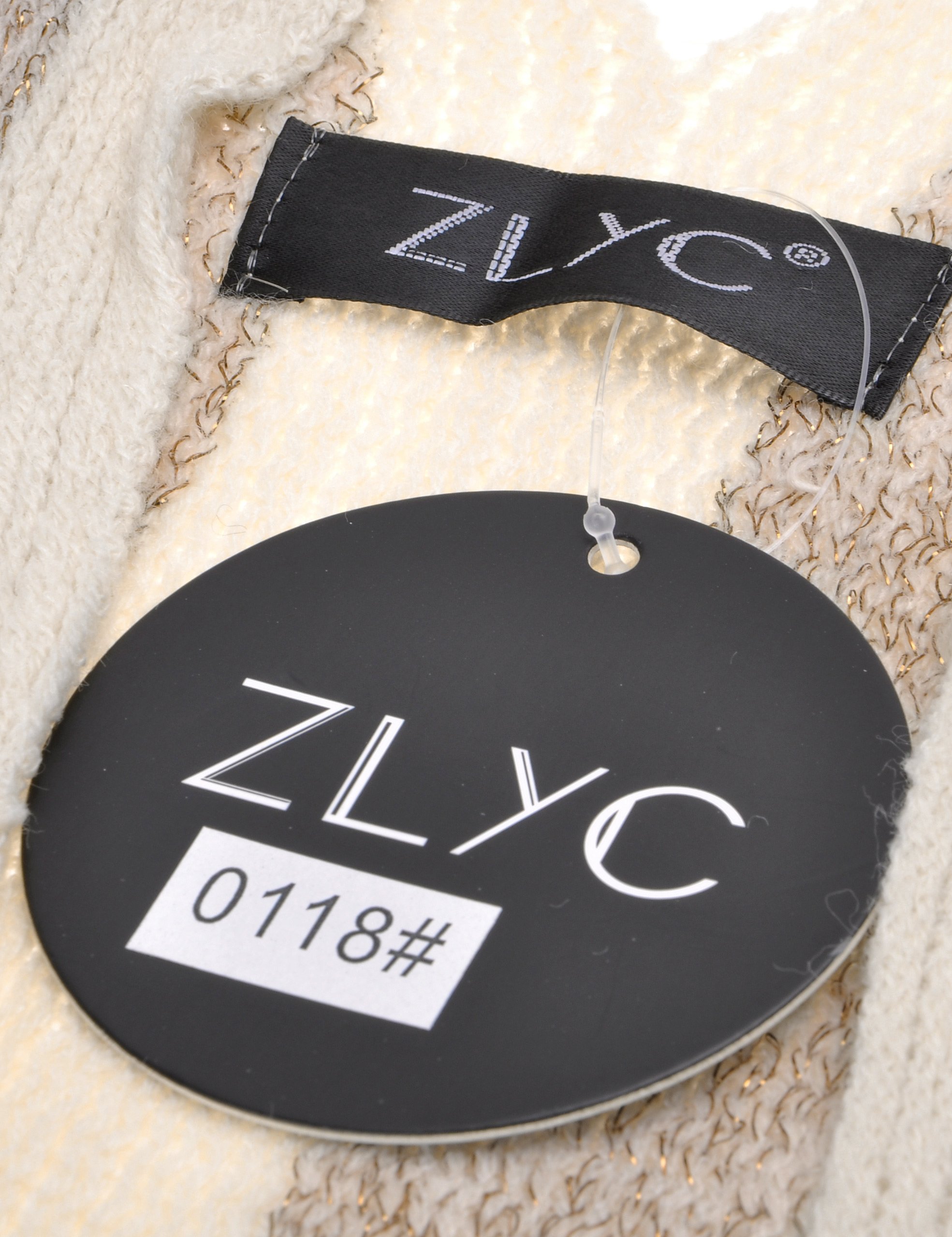 ZLYC Damen Weiche Schlichte Poncho Capes Retro Cardigans Pullover