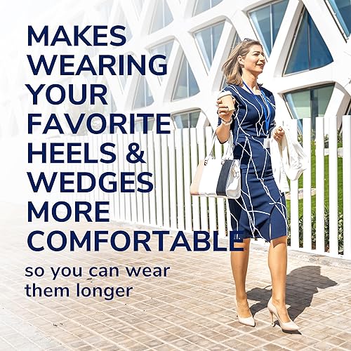 Miniatura 7 de Dr. Scholl's Love Your Heels & Wedges - Plantillas de 34 de longitud, comodidad durante todo el día para zapatos de tacón alto, alivia y evita