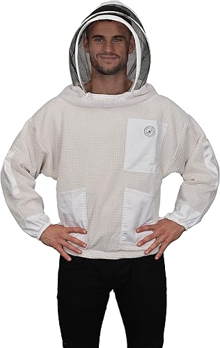 Humble Bee 521 Aero Apicultura con Velo de Esgrima, S, Campo Bronceado