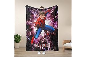 Customizable Spider-Boy Baby Blanket