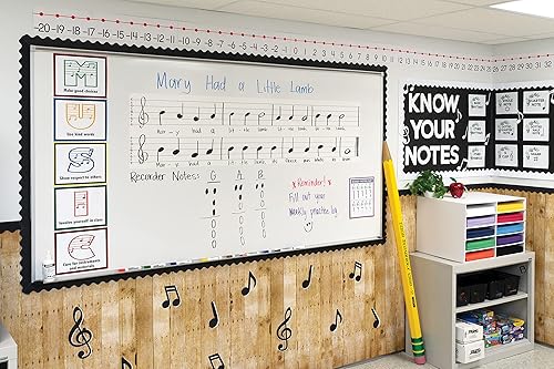 Miniatura 19 de Classroom Keepers - Almacenamiento de papel de construcción de 9 x 12 pulgadas, 15 ranuras, blanco, 9-3/8 pulgadas de alto x 29-1/4 pulgadas