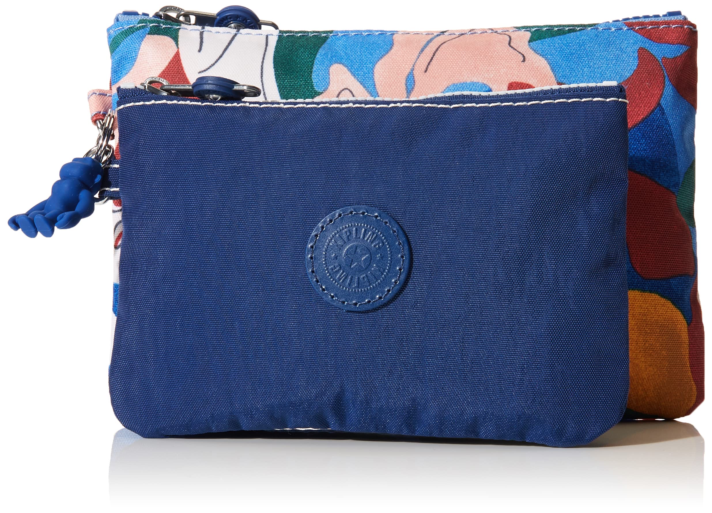 Kipling Women's Duo Pouch Accessory-Travel Wallet, Multicolour (Urban Palm), One Size