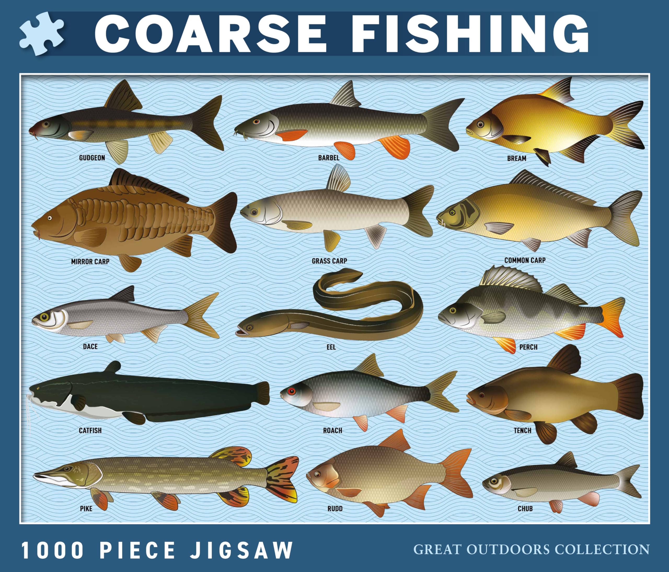 Coach House - Coarse Fishing Jigsaw Puzzle, Great Outdoors Collection, 1000 Piece Challenging Puzzle for Men - Image 3
