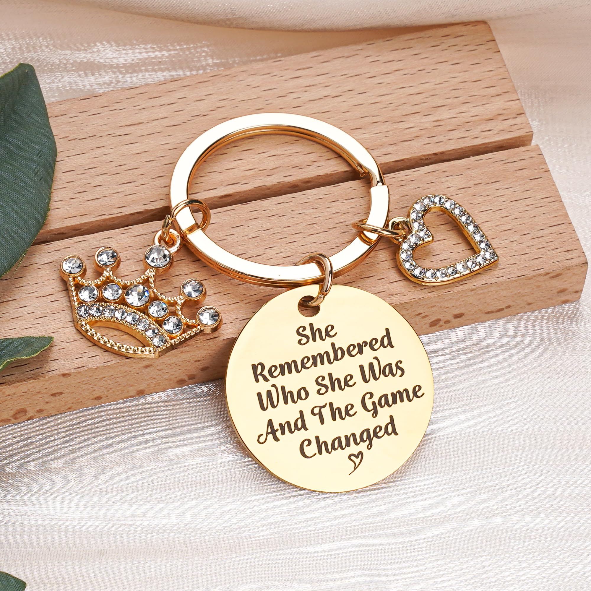 Funny Keychain Divorce Gifts for Women - Breakup Gift Inspirational Keychains, for Friends Birthday Key Chain