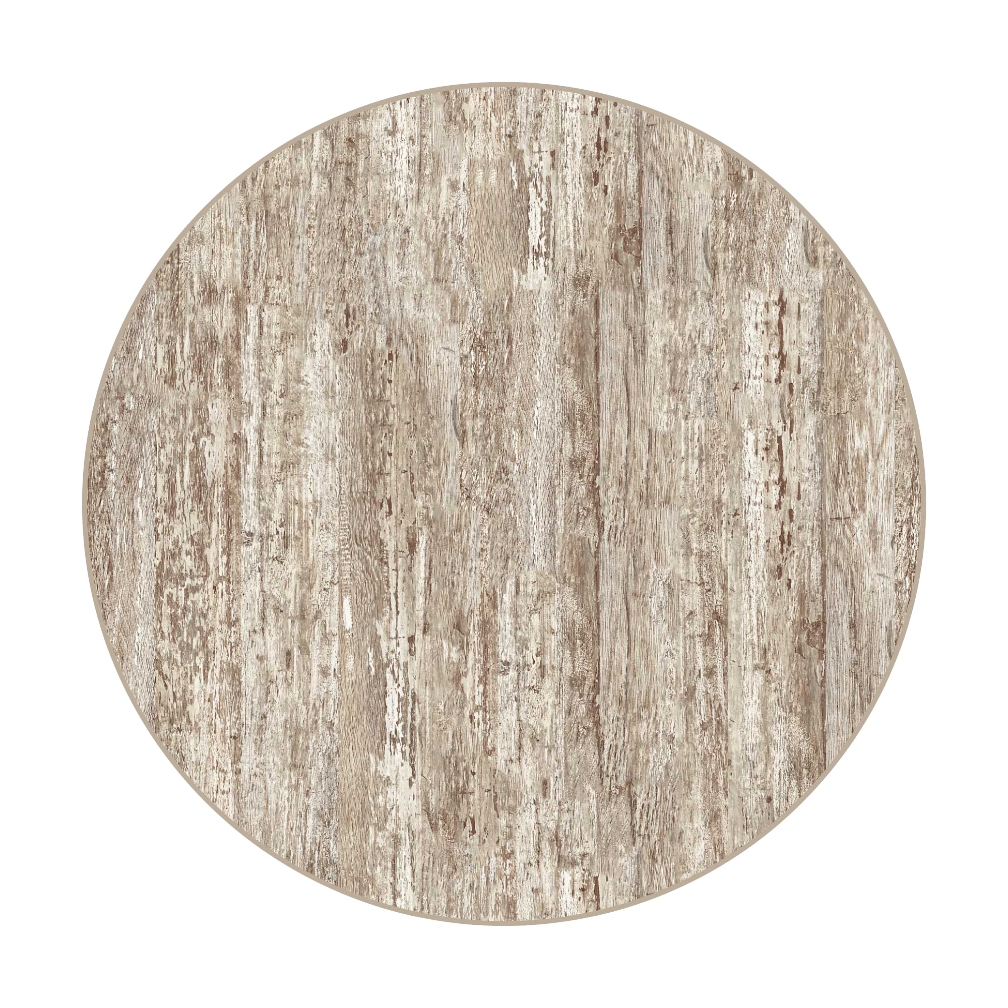 Hochwertige Tischplatte Werzalit – Ø70cm – 2,6 cm dicke für Bistrotisch/Esstisch/für Outdoor und Indoor - Farbe: montpellier