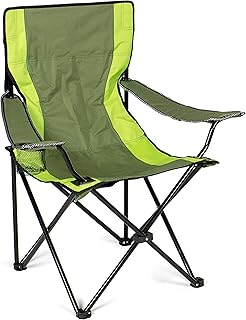 Wanderlust Silla de camping con estructura de acero, incluye bolsa de transporte, impermeable