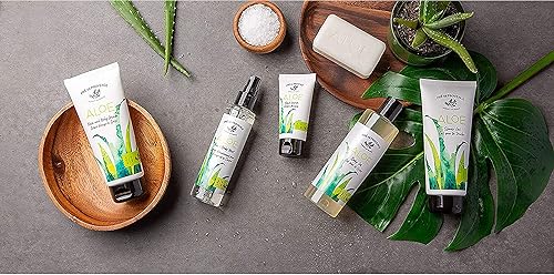 Miniatura 8 de Organic Aloe Collection Jabón en barra enriquecido hidratante (5.2 oz), aroma de pepino fresco