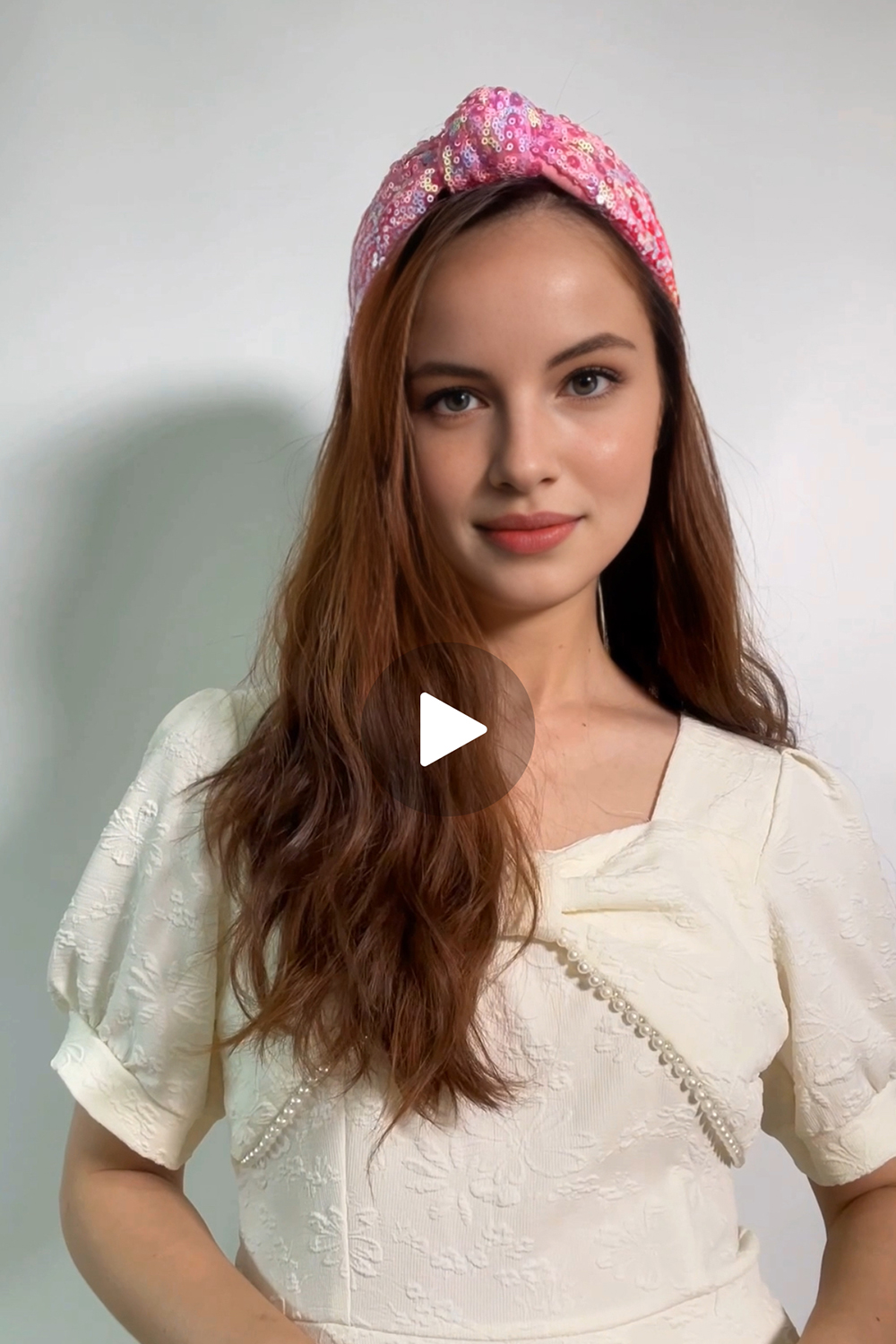 Diademas Anudadas Con Perlas, Diademas Con Nudo Superior