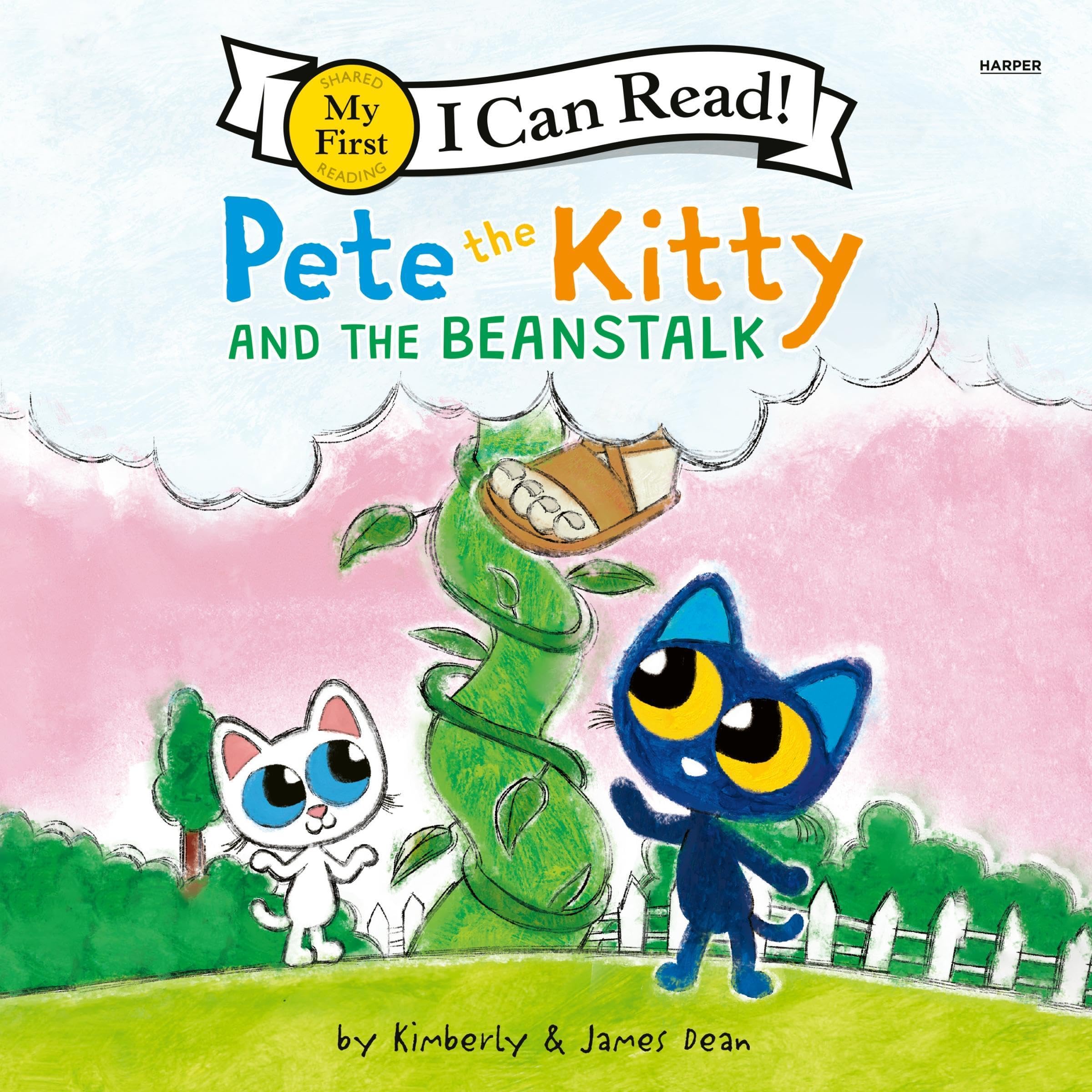 Cover art for Pete the Kitty and the Beanstalk