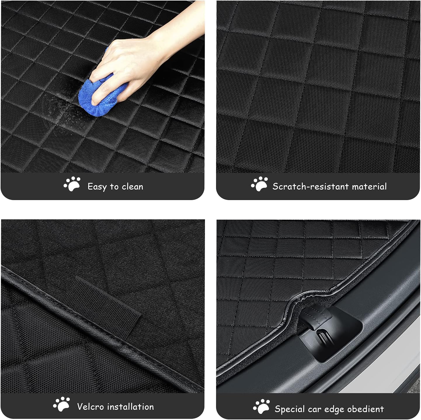 Top Brands ThinSGO Tesla Model Y Trunk Pet Mat Waterproof Cargo Liner for Dogs Rear Seat Cover for Tesla Model Y