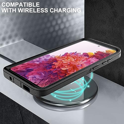 Miniatura 7 de Funda para Samsung Galaxy S20 FE 5G con protector de pantalla de vidrio templado 2 unidades, 3 en 1 de cuerpo completo a prueba de golpes resistente