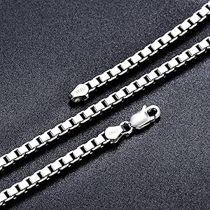 ネックレス・ペンダント TATIANA (SILVER925) Only eary Box Chain necklace 4BTR228 TATIANA (SILVER925) Only eary Box Chain necklace 4BTR228