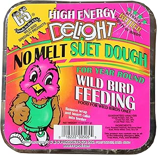 C&S High Energy Delight No Melt Suet Dough 11 Ounces,(Pack of 12)
