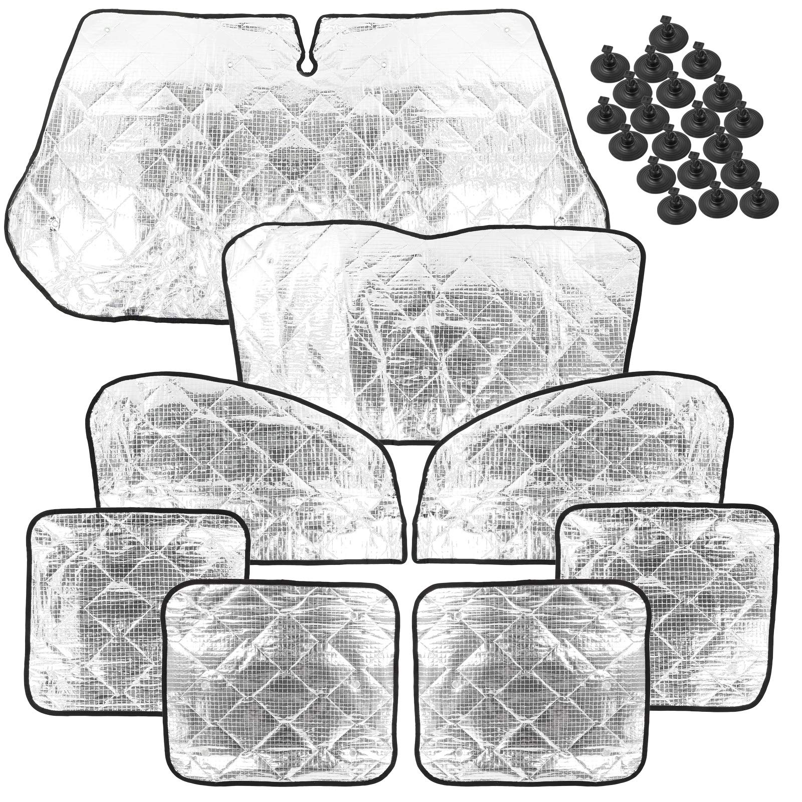 deiwo Thermomatte komplett Set zu verwenden mit VW Caddy 2K 2003-2015 8-TLG Isoliermatte