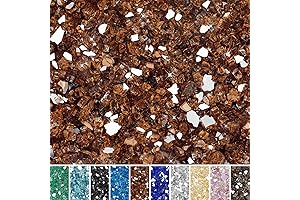 Skyflame High Luster Fire Glass for Enchanting Fire Pits and Landscapes