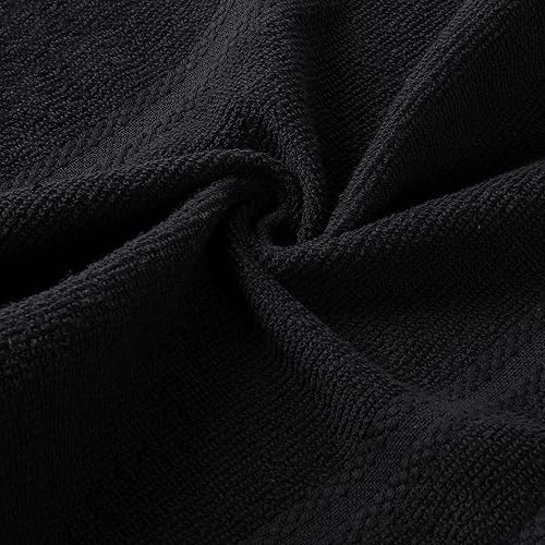 Miniatura 2 de GLAMBURG Juego de toallas ultrasuaves de 12 piezas de 13 x 13 pulgadas, 100% algodón hilado en anillo, toallas faciales duraderas y altamente