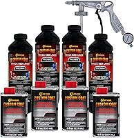 Vista 45 de Custom - Revestimiento protector de 1.5 galones (6 cuartos), para caja de camión,para rodillo, brocha o rociador con kit de aplicador de pincel