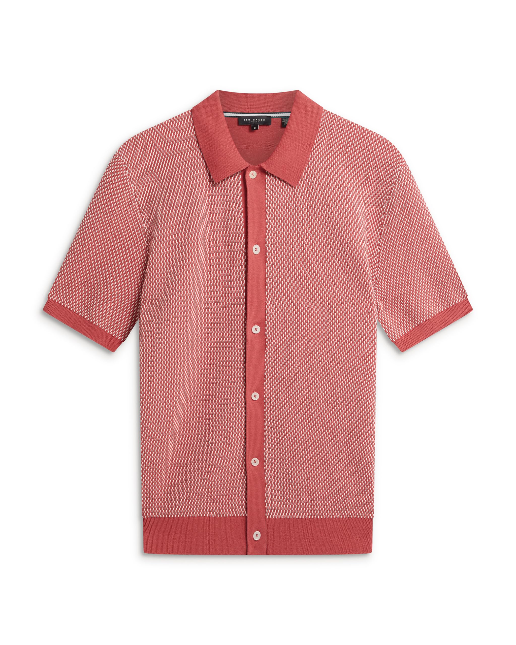 Ted Baker Men's Heavyweight Knit Short Sleeve Top