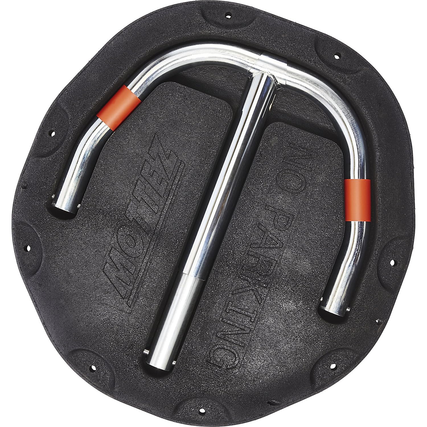 Mottez B296C Barrière Parking en Ruber Indéformable, 68, galvanisé, Rouge