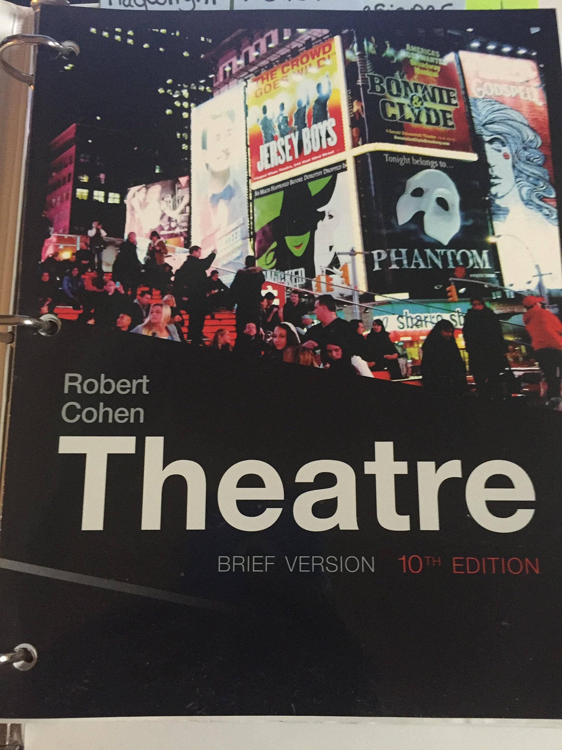 Theatre Brief Version, 10th Edition 9780077494261 Cohen