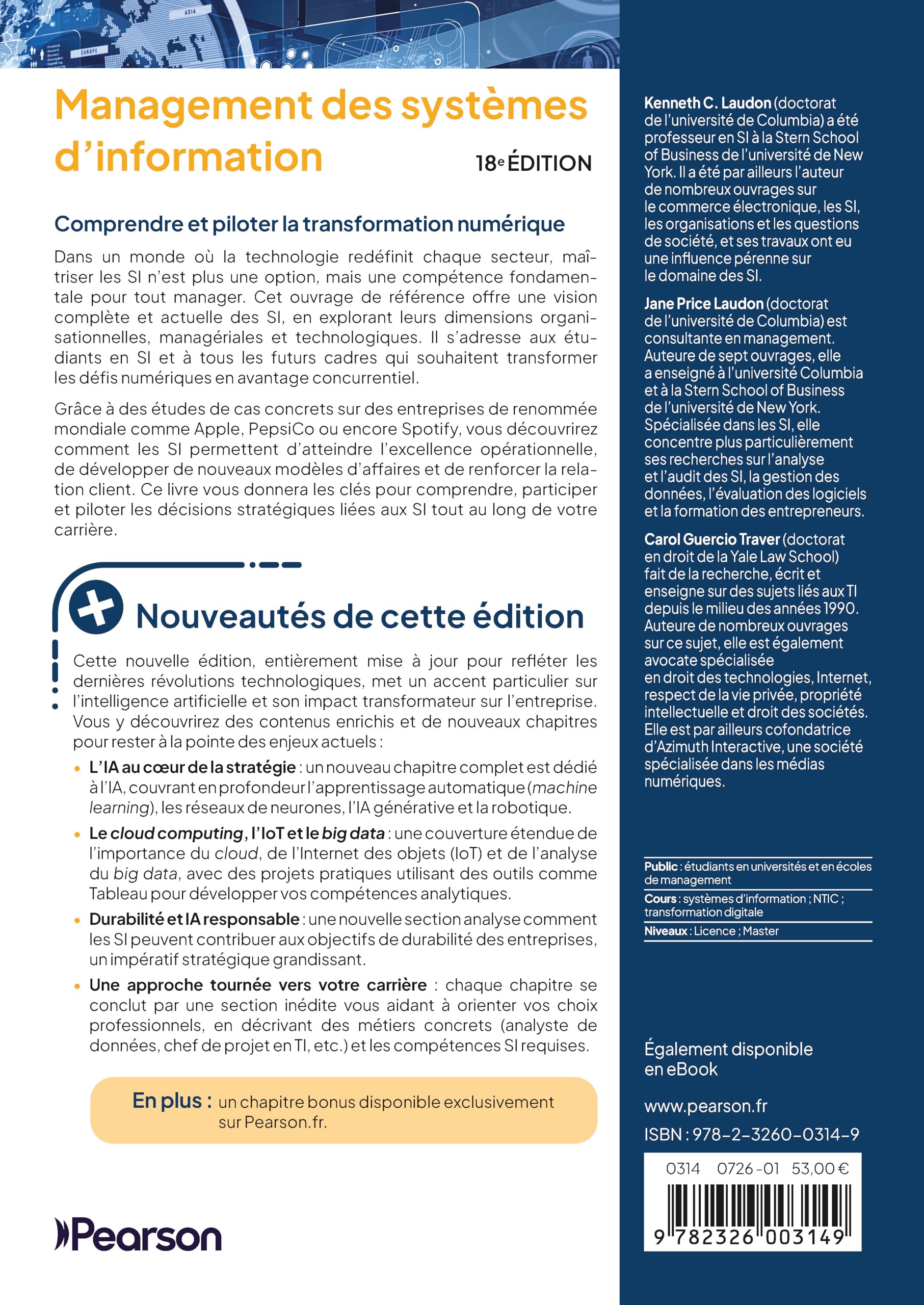 Management des systèmes d'information - 18e édition
