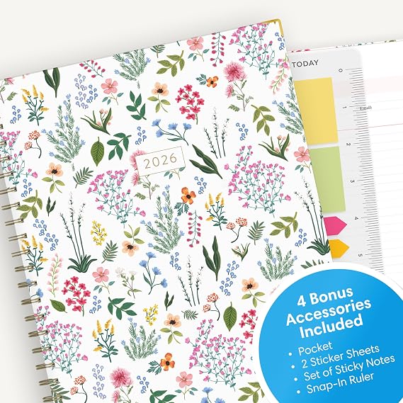 Blue Sky 2026 15-Month Weekly & Monthly Planner, 8.5x11, Londonberry