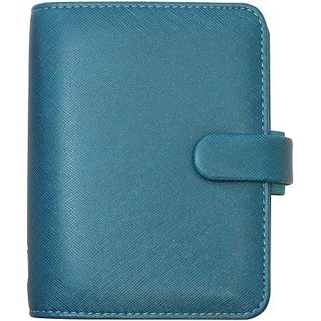 Filofax Pocket Saffiano organizer - Aquamarijn