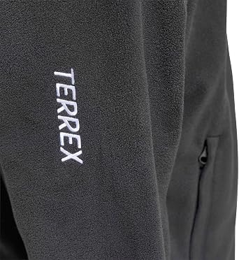 adidas Erkek Terrex Multi Essentials Tam Fermuarlı Polar Sweatshirt, siyah, M