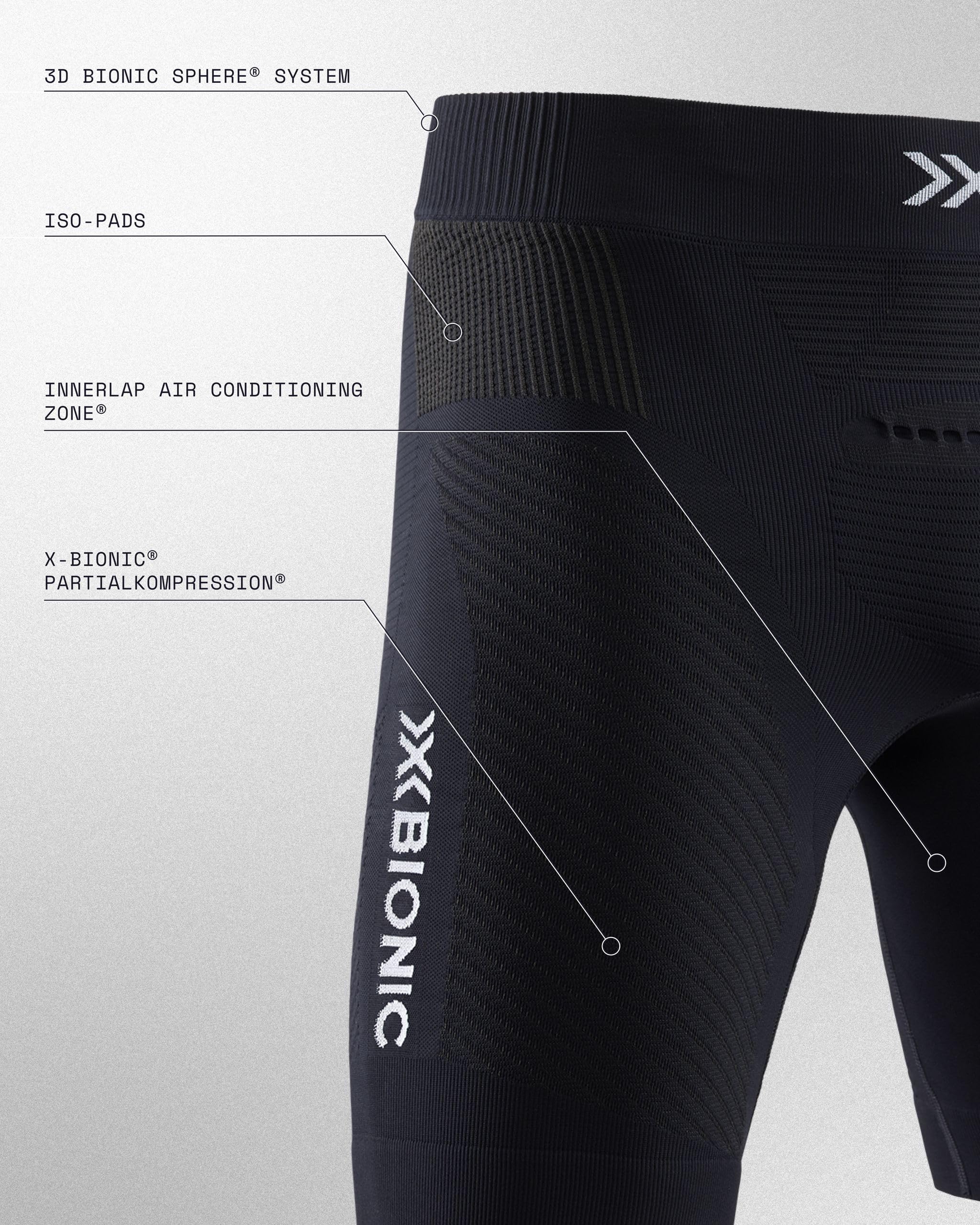 X-Bionic Invent 4.0 Run Speed - Shorty Mężczyźni