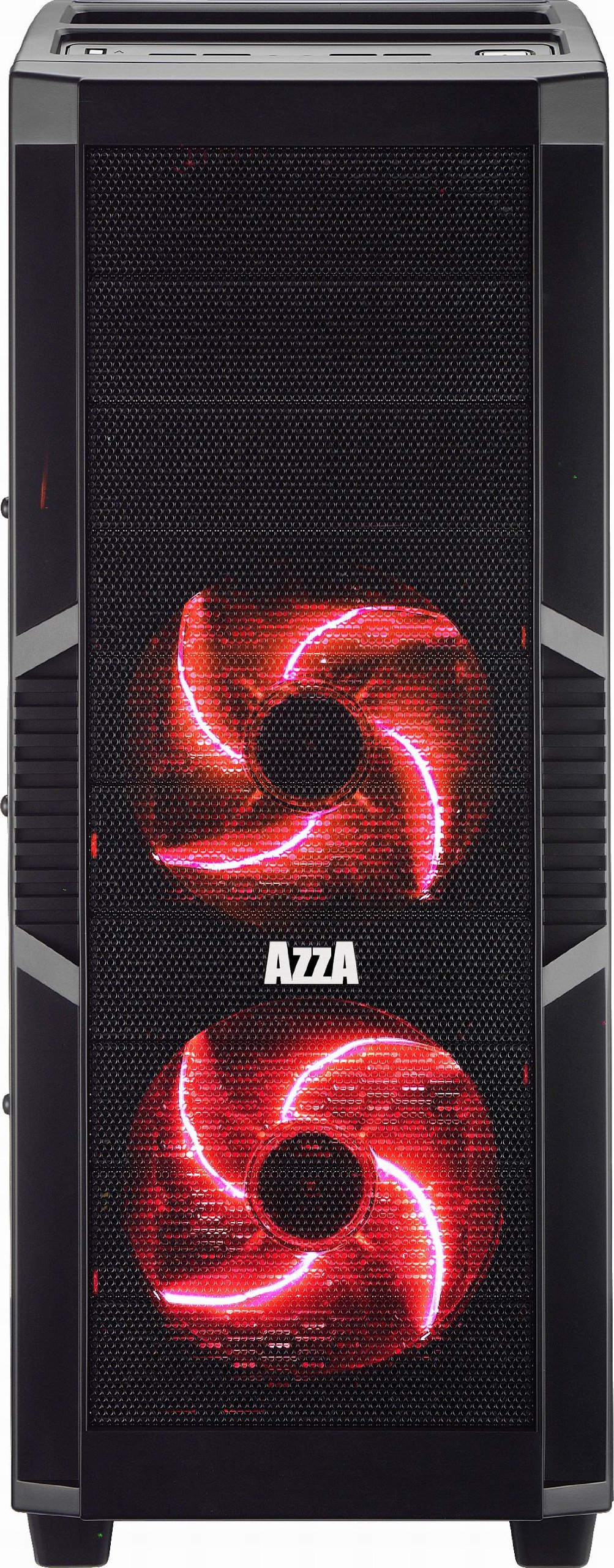 AZZA Solano 1000R CSAZ-1000R Full Tower Interior Paint Case (Black/Red) :  Amazon.in: Computers & Accessories