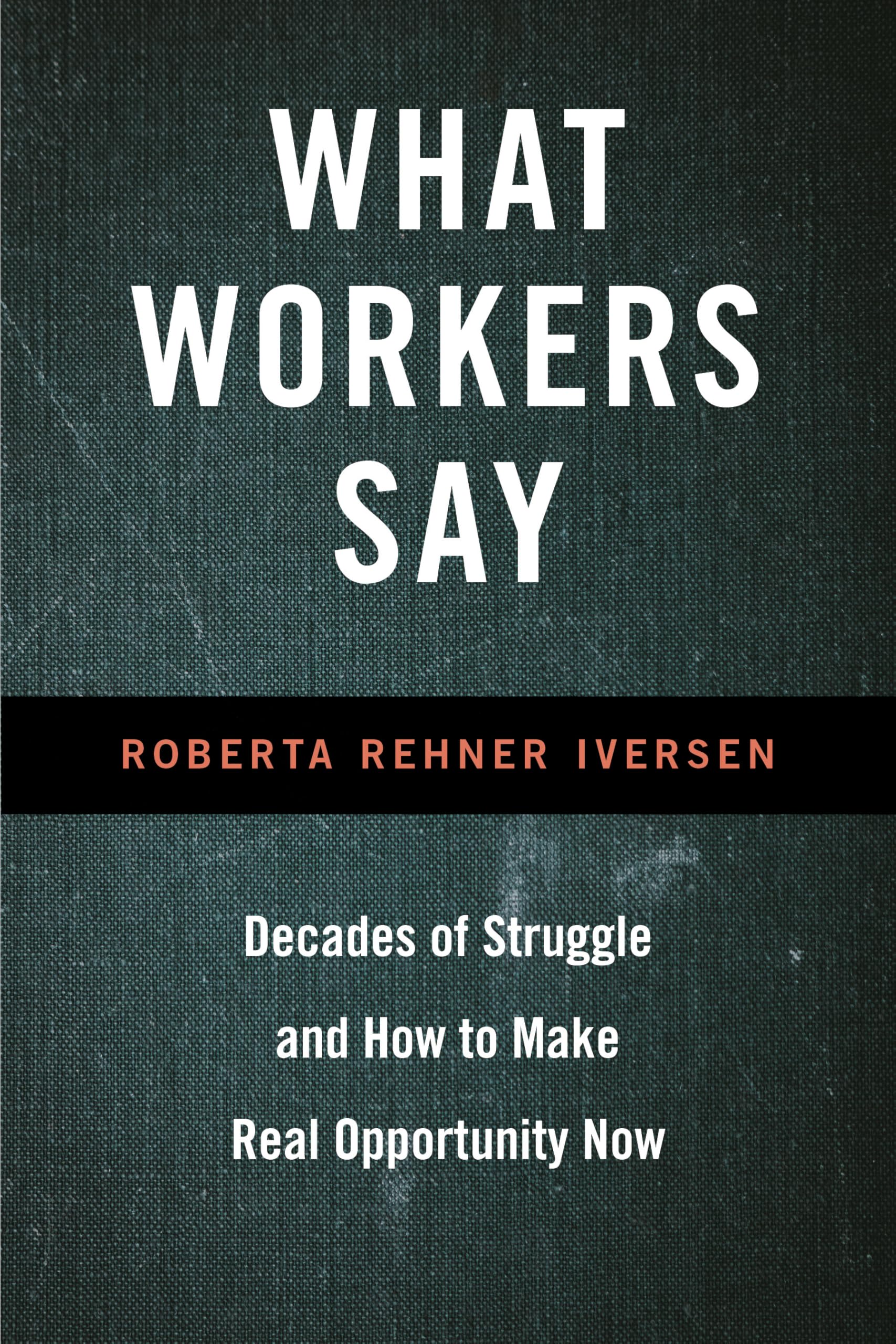 What Workers Say: Decades of Struggle and How to Make Real Opportunity Now