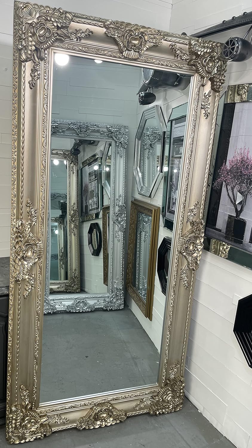 Fabulous Mirrors HUGE PARIS Champagne 100cm x 200cm Leaner Ornate