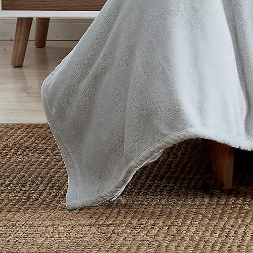 Miniatura 4 de Eddie Bauer - Manta individual, ropa de cama ultra afelpada, decoración ligera del hogar para todas las estaciones (gris, individual)