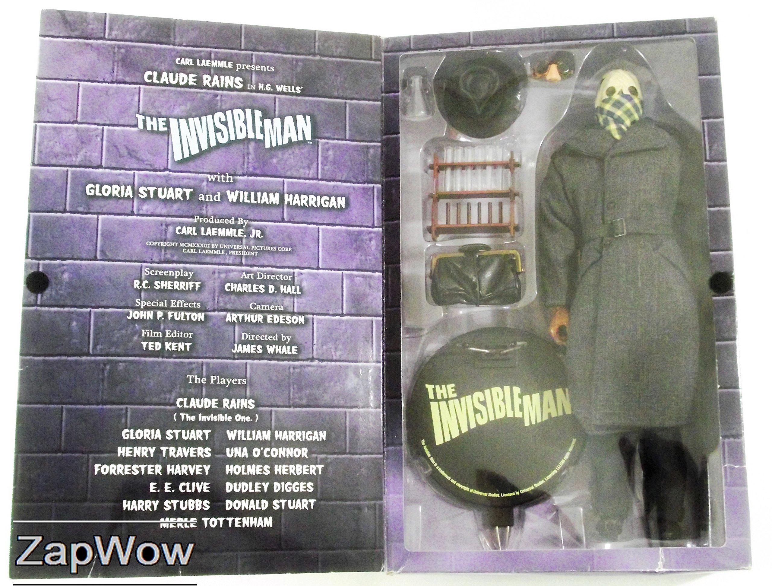 Amazon.com: Sideshow The Invisible Man 12 inch figure : Toys & Games