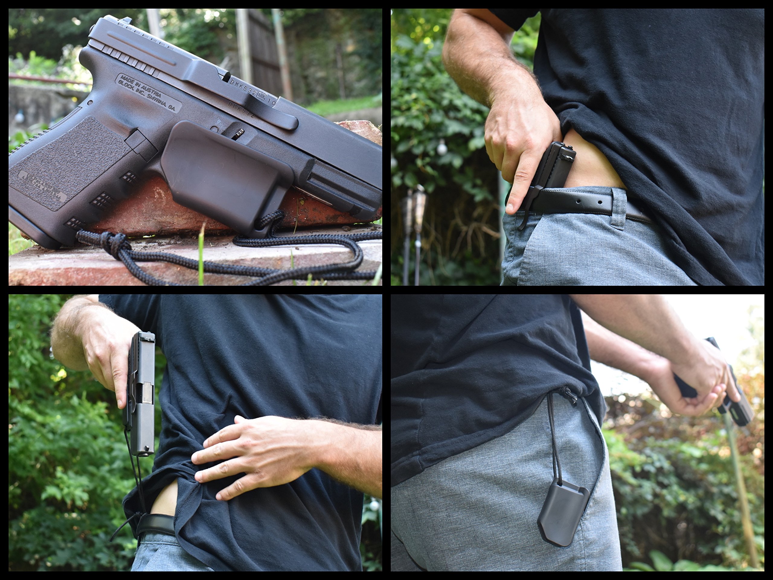 ClipDraw Gun Belt Clip and Trigger Sheath Trigger Guard Bundle for