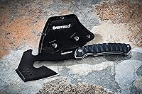 Vista 7 de Sheffield 12153 Standoff Tactical Tomahawk con funda, hacha de supervivencia ligera, hacha de supervivencia para acampar, hachas de mano, hacha