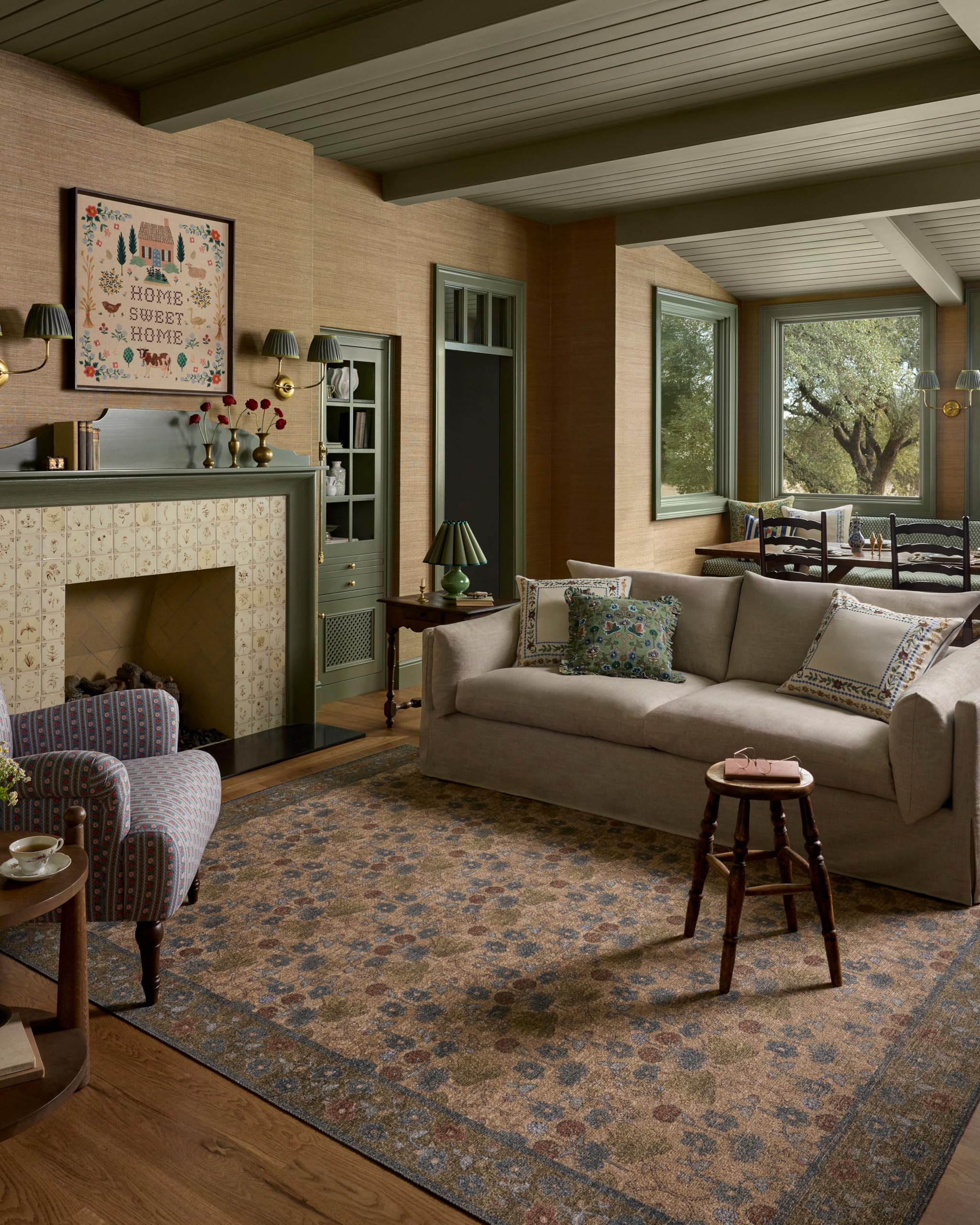 Photo 1 of Loloi Rifle Paper Co Edinburgh Area Rug 7'-6" x 9'-6"