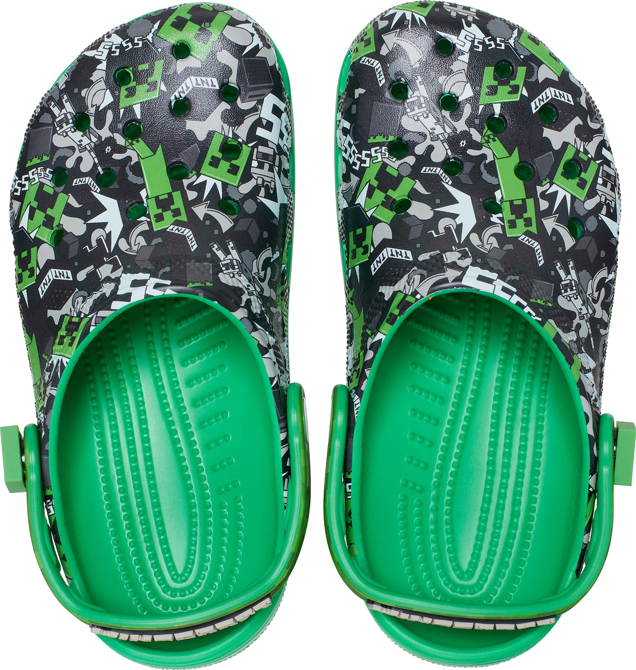 Crocs Unisex Niño Minecraft Classic Clog K Zueco, Multi, 28/29 EU