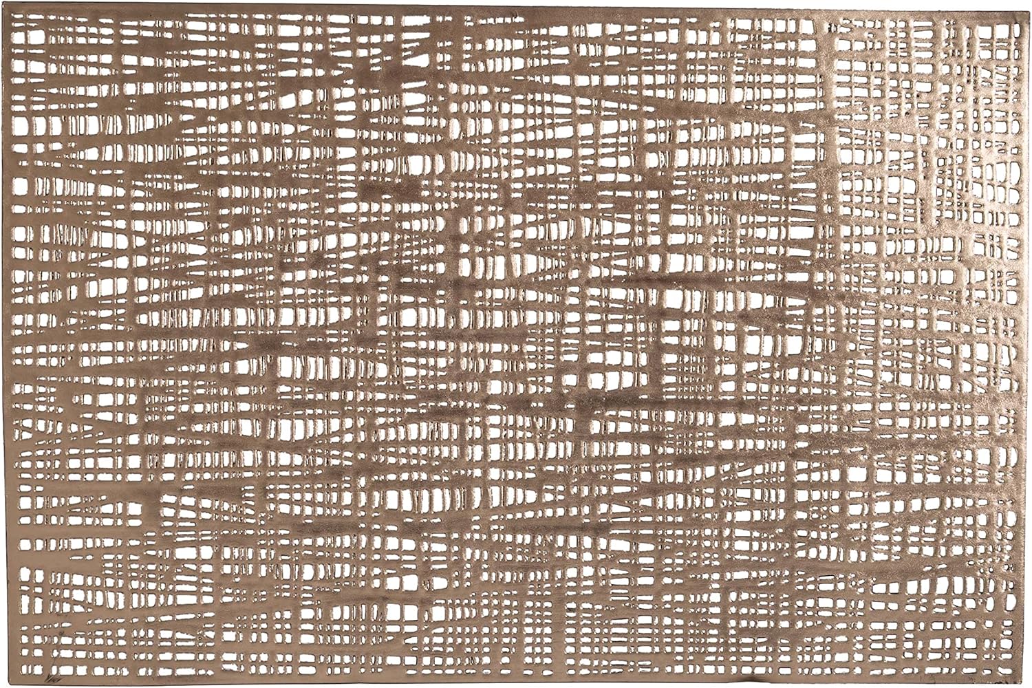 Home Details 4 Pack Pear Leaf Laser Cut Placemat, Kitchen, Dinning Room, Place Setting, Décor, Silver